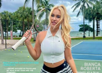 From Center Court to the Catwalk: Bianca Roberta Behulova Shines as a Dual Icon in Tennis and Fashion